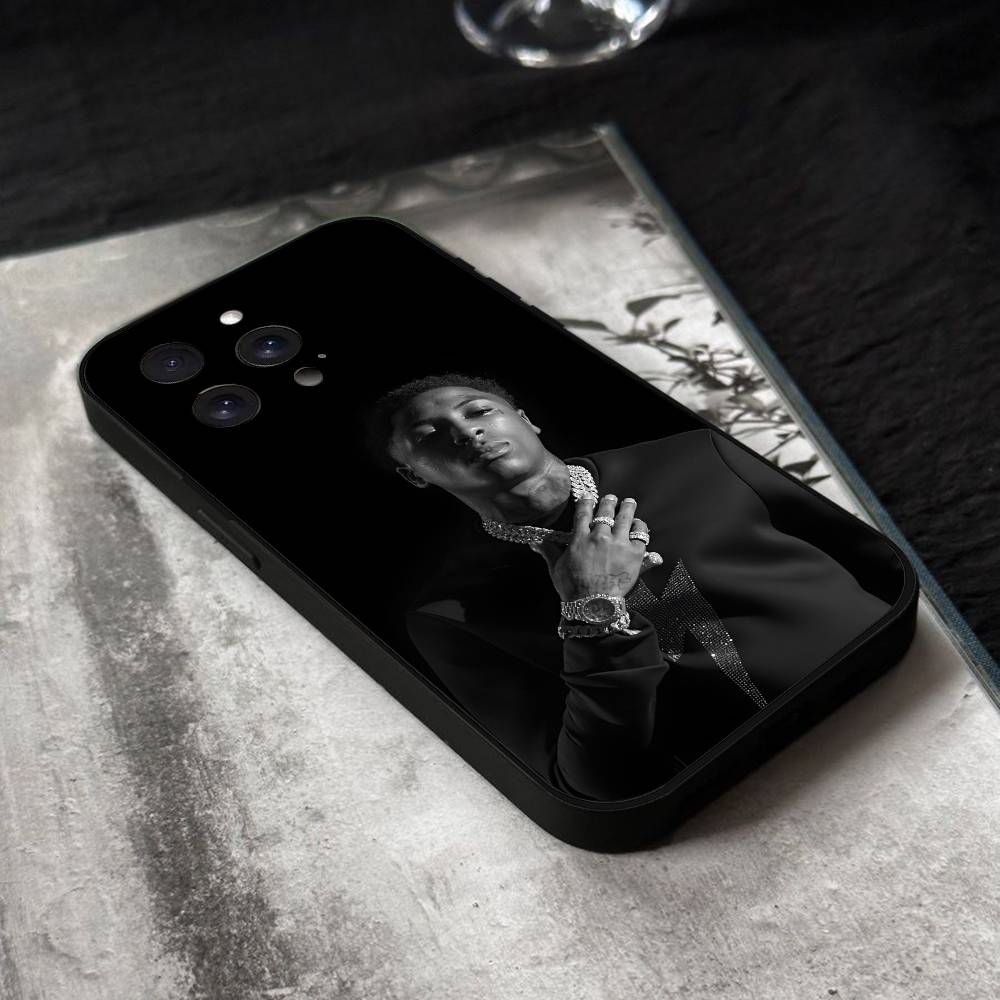 Rapper YoungBoy Never Broke Again Phone Case Black Silicone Soft Shell For IPhone 17 16 15 14 13 12 11 Air Pro Max Plus Hot Sale