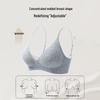 Korean Seamless Threaded Women's Bra - Small Bust Enhancement, Slimming, Quick-Dry, and Thin Style.