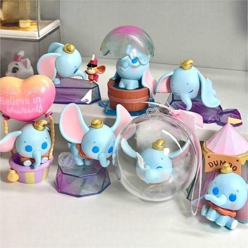 MINISO Disney Dumbo Serie Sogni ad Occhi Aperti Scatola Cieca Elefante Sorpresa Dumbo Giocattolo Sorpresa Decorazione da Tavolo Regalo di Compleanno P