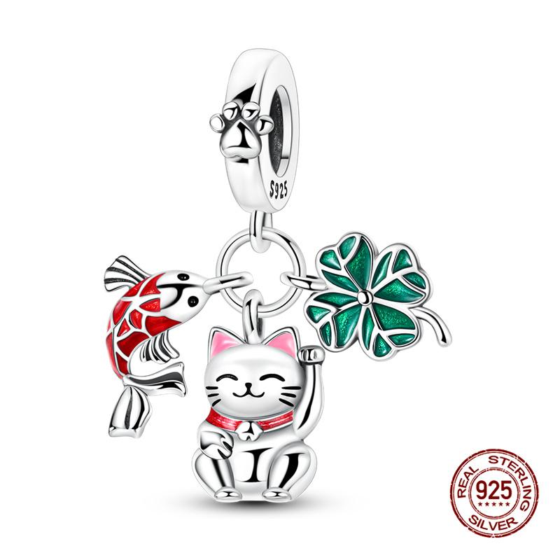 Nowość W Oryginalnym Uroku Miedzianym Chiński Smok Noworoczny Charmsy Koraliki Pasują Do Oryginalnej Bransoletki 3mm Dla Kobiet Biżuteria DIY Fine Jewelry Prezent