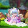 Colorful Bunny Series Model Toy Cartoon Ancient Costume Girl Doll  Desktop Ornament