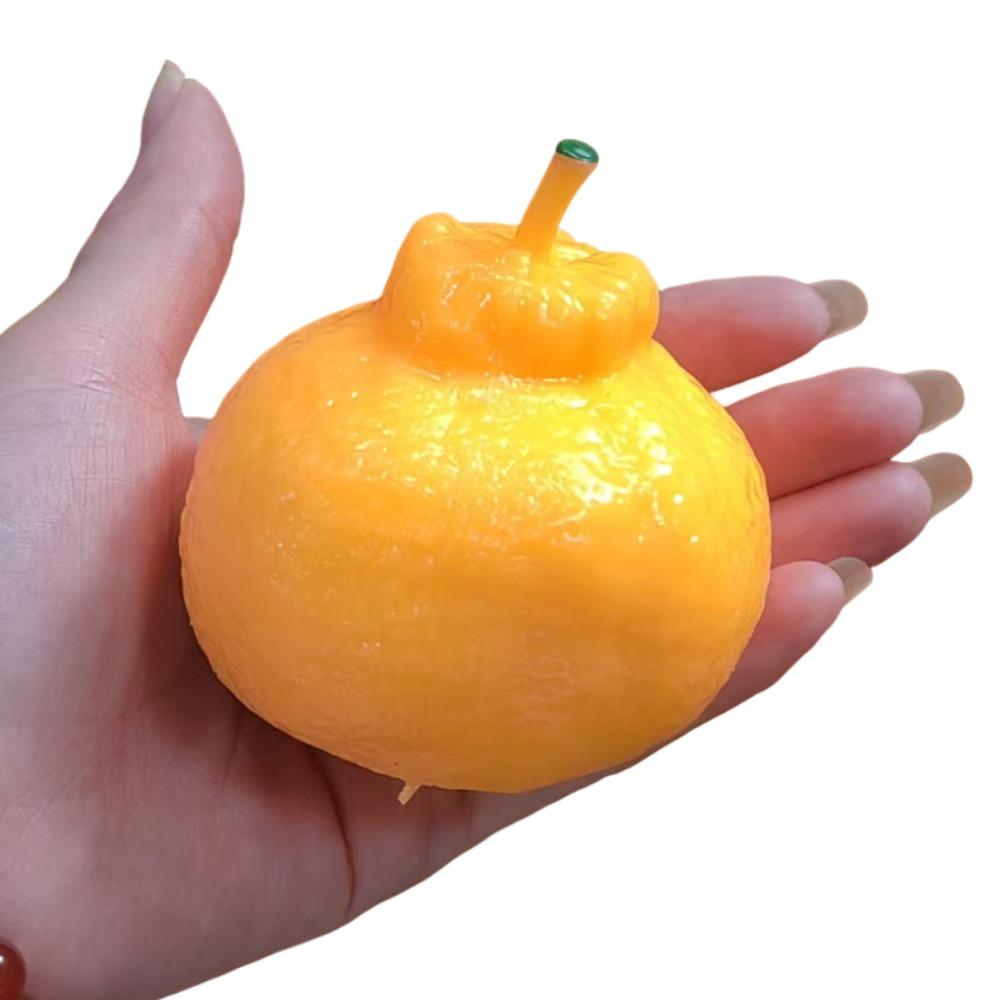 Knusprig Knisternd Orange Quetschspielzeug Formbar Realistische Früchte Kneten Heimdekoration