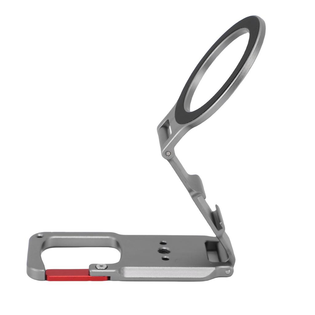 Magnetic Ring Phone Holder Folding Metal Multifunctional 1 4in Port Phone Mount Stand