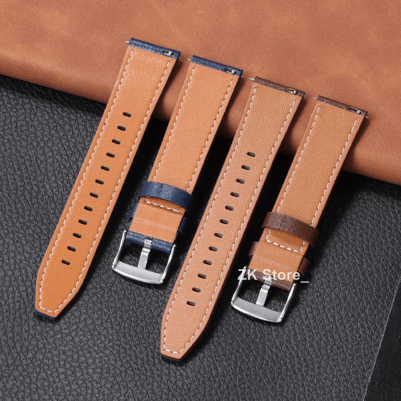 Vintage Leather Watch Straps 20mm Quick Release Watch Band for Seiko for Omega Wristabnd Bracelet Belt for Men Accessories