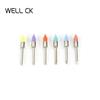 100pcs/box Dental Materials Polishing Brush Color Prophylaxis White Nylon Flap Taper