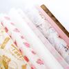 50 Stück/Los Wachspapier Lebensmittelqualität Fettpapier Lebensmittelverpackungen Geschenkpapier für Brot Süßigkeiten Kuchen Burger Pommes Ölpapier Backwerkzeuge