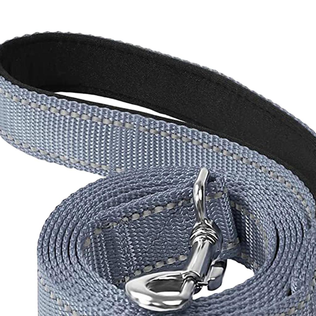 Dog Leash 6 Foot Reflective Nylon Braided Heavy Duty Training for Large and Medium Dogs