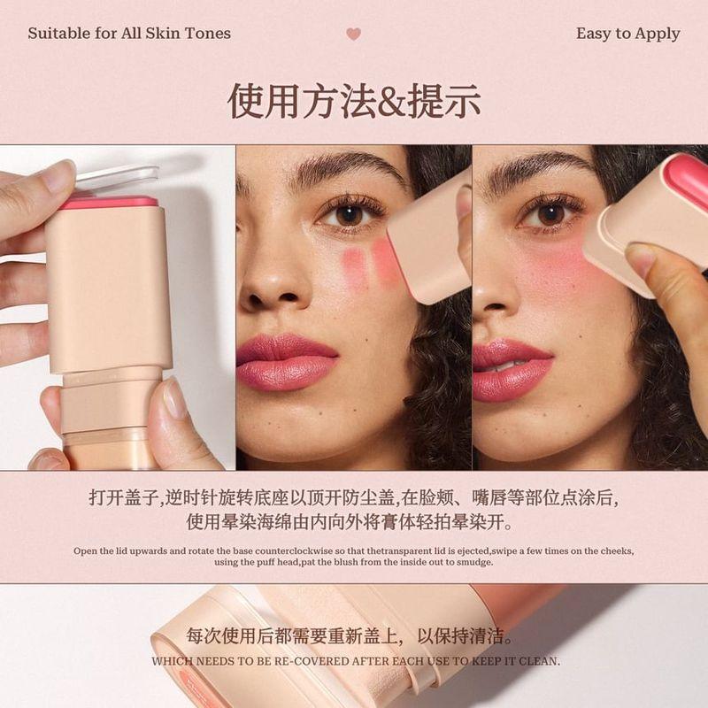 DEROL - Sanft leuchtender Blush-Stick - 3 Farben
