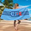 Nk Osijek Crest Design Beach Towel, Quick-drying, Easy to Care for, Suitable for Both Fitness and Beach Vacations,Sports Essential