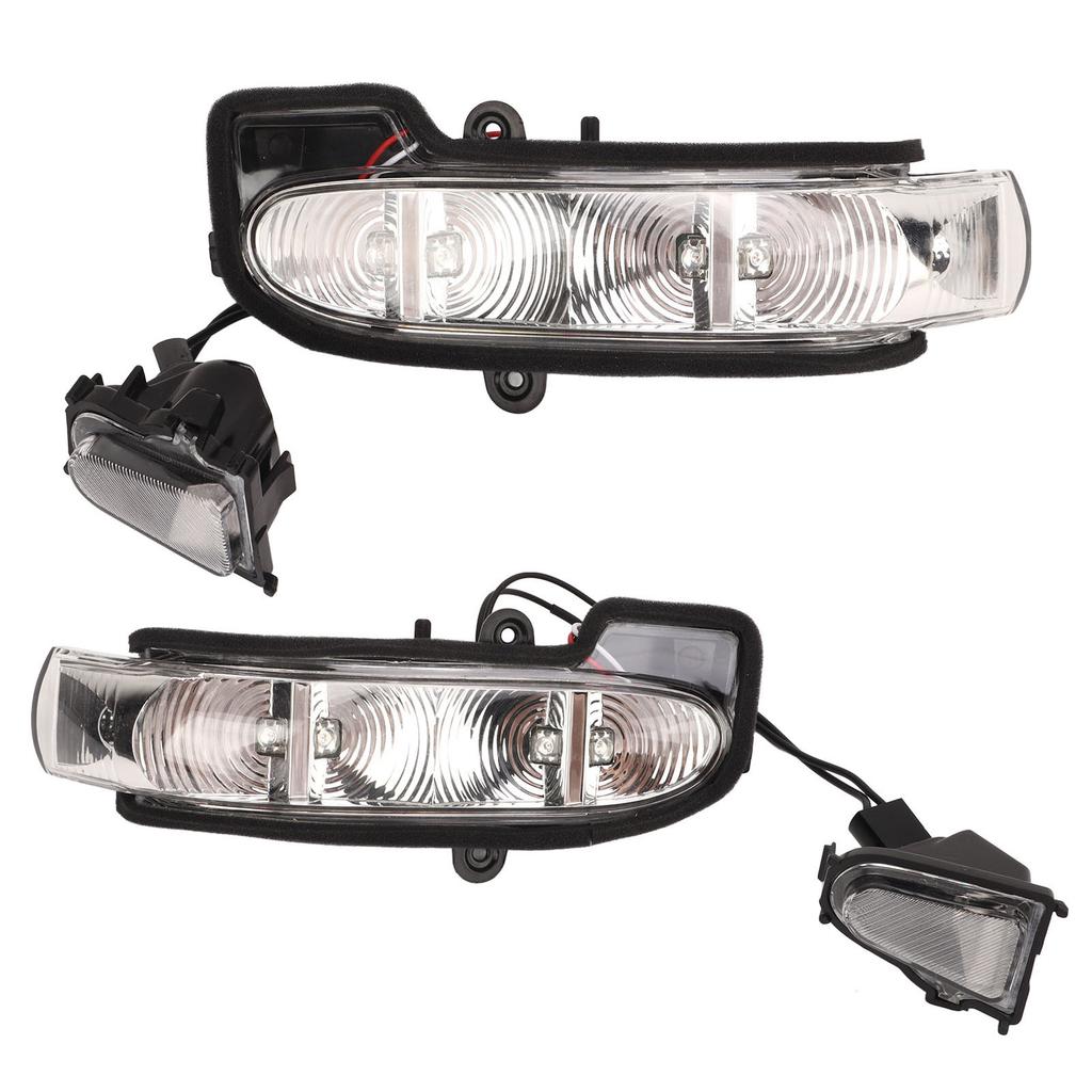 1 Pair LED Side Mirror Turn Signal Light 2038201321 Rearview Mirror LED Turn Light Replacement for Benz W463 W211 E320