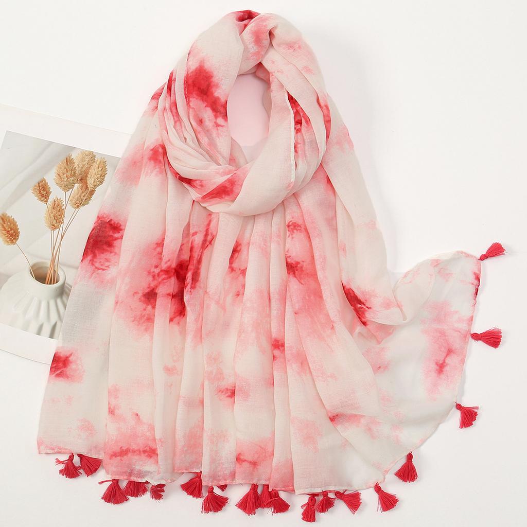 Hot-selling Popular Bohemian Ethnic Style Fringed Scarf Spring and Summer Popular Travel Photo Sunscreen Shawl Women