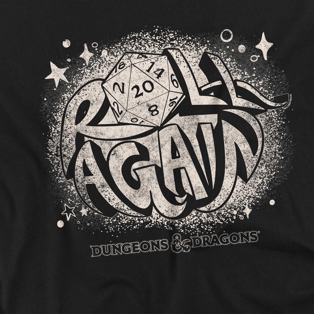 Dungeons & Dragons Mens Roll Again Vintage T-Shirt