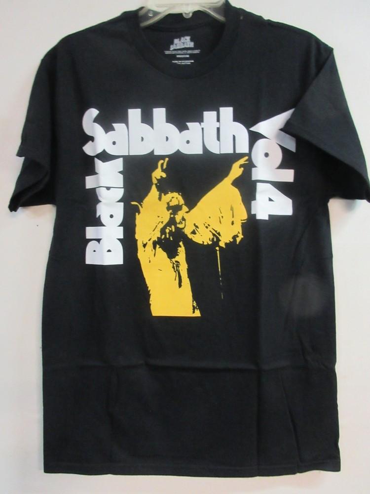 ОФИЦИАЛЬНЫЙ МЕРЧ BLACK SABBATH VOL 4 ГРУППА КОНЦЕРТ МУЗЫКА СРЕДНИЙ Унисекс Футболка XL