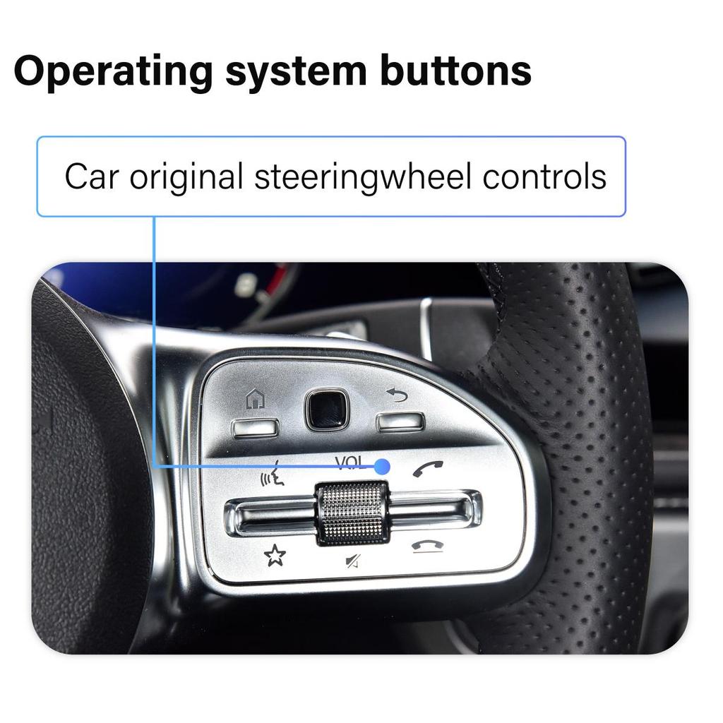 Sinairyu Wireless CarPlay Android Auto DAB DVR Mirror-Link Compatible For Mercedes Benz CLS GLE GLS G V Class NTG 6.0