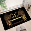 1Pc Rammstein theme Printed rectangle carpet, home door mat, outdoor travel protection carpet A1