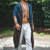 Men S Casual Printed Beach Sun Protection Loose Fit Shirt Jacket