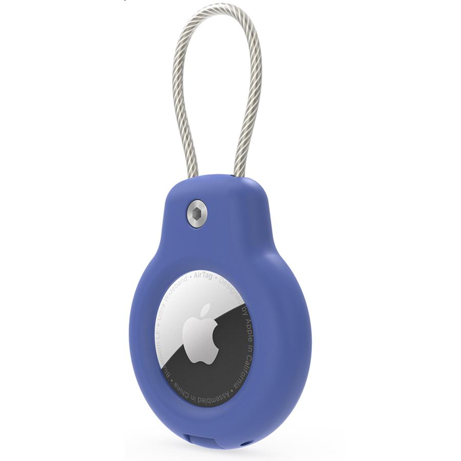 

Cover for Apple Airtag Case with Wire Cable Hard PC Anti-scratch Sleeve for Keychain Luggage GPS tracker Accessories iTag Holder