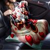 1pc Flannel Valentine's Day Couple Gift - Romantic Minnie Mouse and Minnie Mouse Love Story Bed Throw Blanket, Sofa Cover, Home