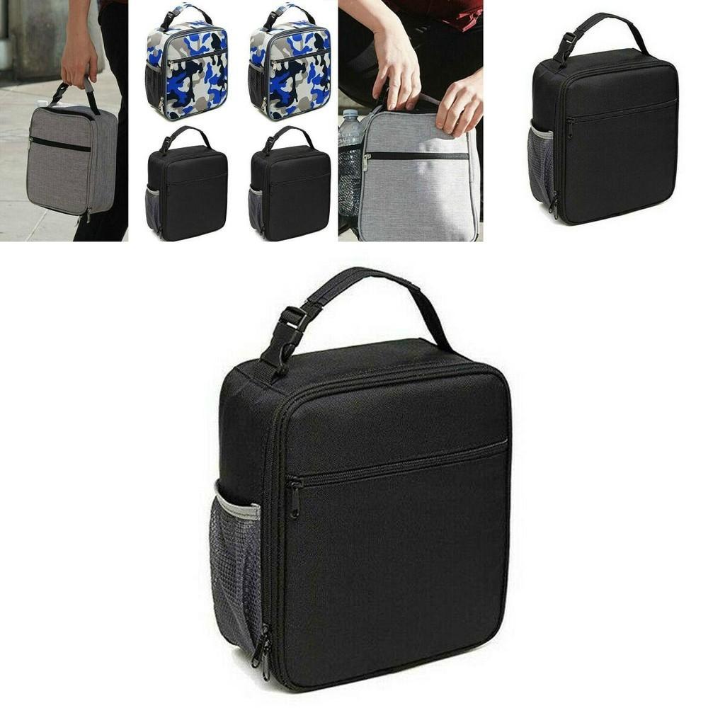 Spacious Insulated Lunch Bag With Zip Closure And Multiple Pockets For Organized Meal Packing