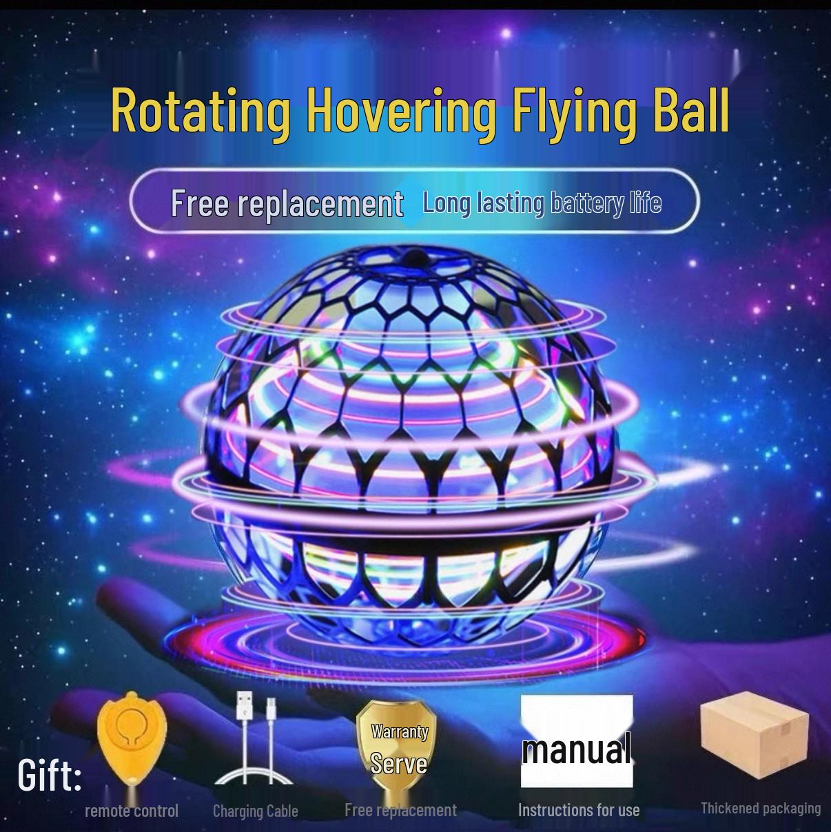 UFO Умный Индукционный Летающий Гиро-Шар - Светящаяся Магическая Игрушка-Антистресс