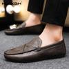 Luxury Trendy Dress Shoes Men Loafers Split Leather Moccasins Shoes For Men Formal Mariage Wedding Shoe Botas Para Hombre