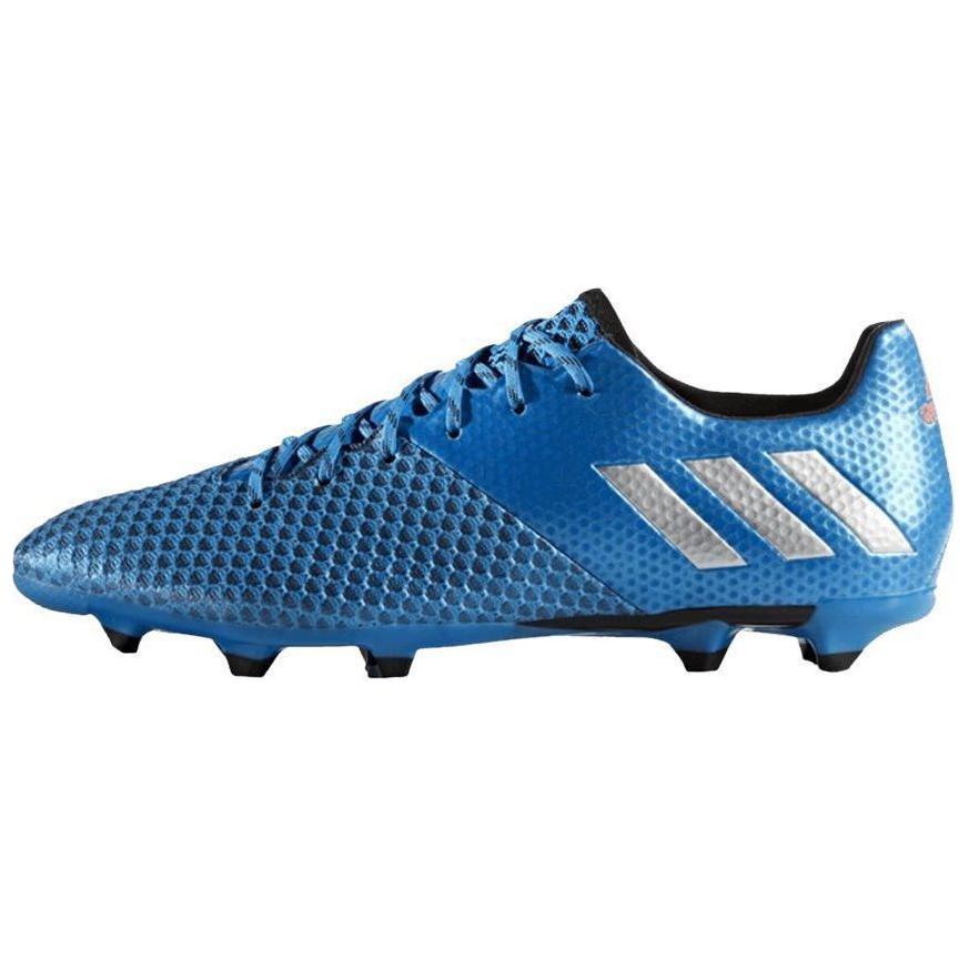 Adidas Messi 16.2 FG Schockblau Herren Fußballschuhe Metallisch-Silber Kern-Schwarz AQ3111 40⅔ blue
