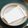 50 Piece Dust-free Paper Disposable Table Napkin Striped Print Soft Table Towel Biodegradable Disposable Serviette