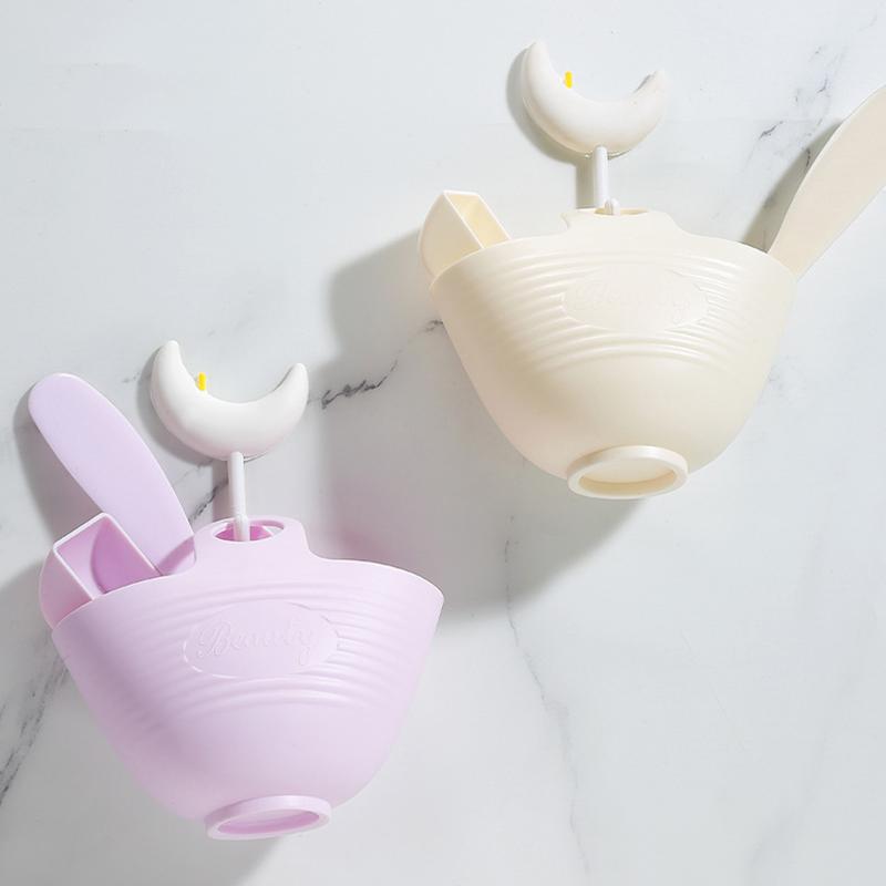 3/4Pcs Silicone Mask Brushes Bowl Measuring Cup Diy Powder Seaweed Mask Tools Handle Multi-Function Brush Face Mud Mixing Beauty