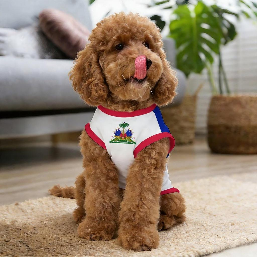 Pet Dog Shirt Sleeveless Lightweight Soft Comfortable Breathable Soccer Inspired Design Casual Wear for Small Medium Dogs