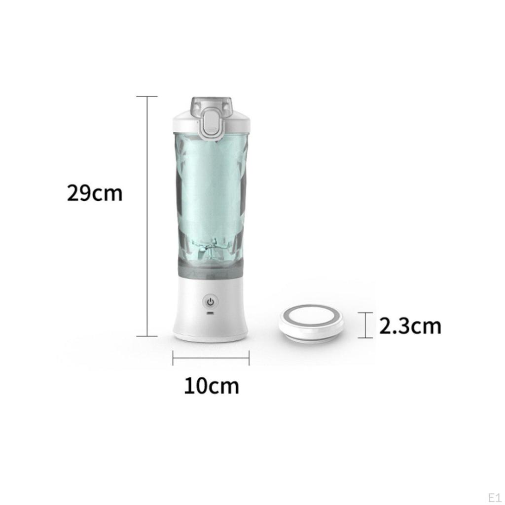 Portable Blender Design Individual Ice Crusher Crushing USBCharged Juicer Cup for Travel, Office,