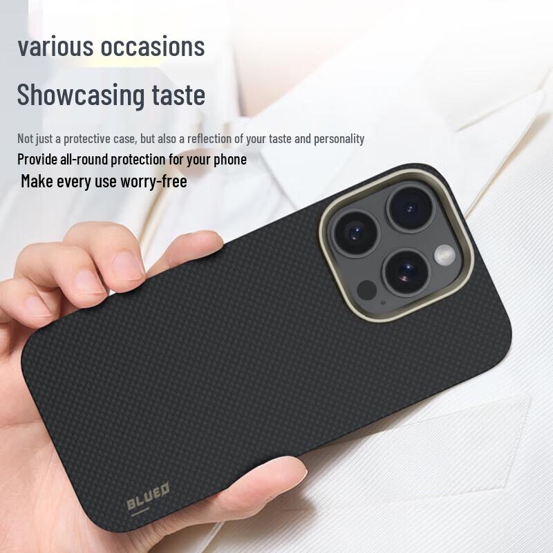 Ultra-Thin Aramid Fiber MagSafe Case for iPhone 16 Pro