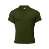 New Men'S Polo Shirt Made Of Pure Cotton With Dropped Shoulders High-Quality Loose Fit For Fitness Versatile For Daily Exercise Short Sleeved Casual