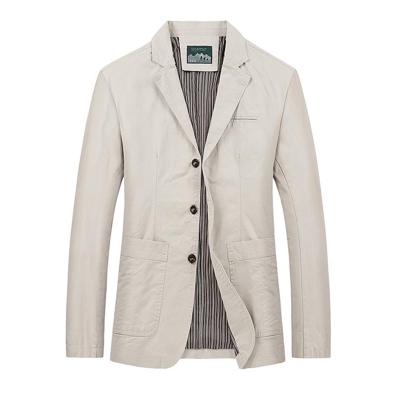 Men's Plus Size Cotton Outdoor Business Casual Jacket - Autumn/Winter Fashion
