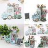 Beautifully Detailed 3d Mother's Day Card For Mum With Flower Van Theme