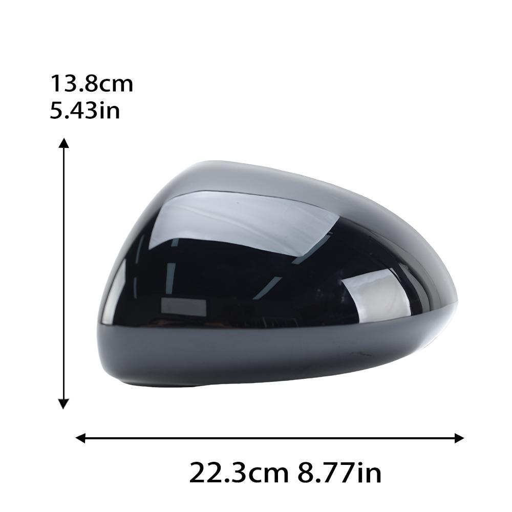 1PC Side Mirror Housing Cover Caps For Vauxhall Opel Corsa D E 2006-2019 Black Rearview Mirror Housing Cover Cap Car Accessories