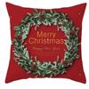 Christmas Elk Pillow Cover Home Gift Cushion Cover Fabric Sofa Pillow Cover
