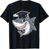 Great White Shark Graduation Cap Class of 2025 Shark Lover T-Shirt