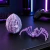 Fun Ritual Surprise Toys 3D Printed Articulated Skeleton Spider with Hollow Egg, Movable Joint Nighttime Scavenger Hunt Props Figurine, Halloween