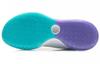LiNing Yushuai XV Cushioning Anti-Slip And Wear-Resistant Coverage Support Mid-Top Basketball Shoes White Blue Purple ABAR043-1