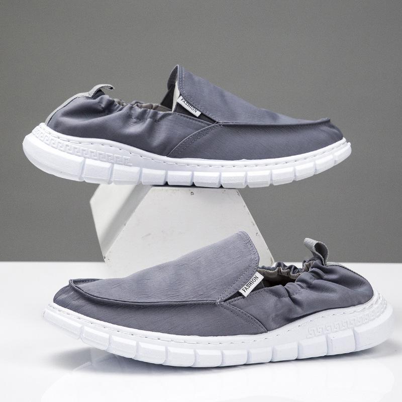 Stoffschuhe Herren Canvas Schuhe sind bequem, leicht, abriebfest, rutschfest, wasserdicht und haben eine weiche Sohle. Alte Pekinger Stoffschuhe sind faule Schuhe
