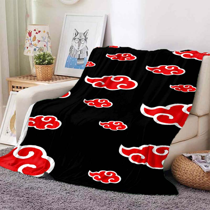 NARUTOUzumaki Naruto anime print blanket, warm and comfortable flannel blanket, suitable for bedrooms, sofas, beds, chairs, picn