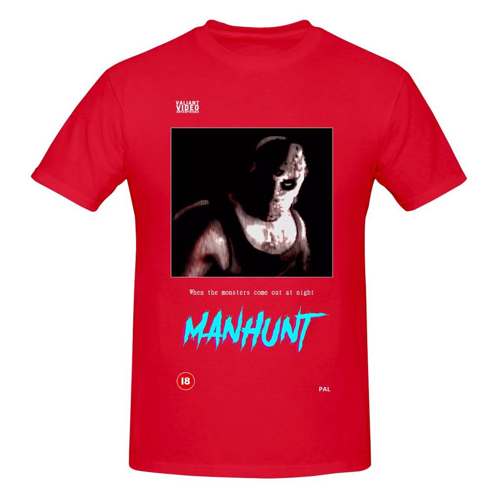 Funny Unisexhunt Vhs Movie Cover Unisexs Printed Tshirt Unisex T Shirtsimple