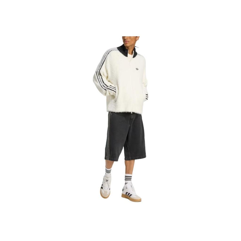 Adidas Originals FW25 Minimalist Comfortable Soft Loose Zipper Warm Jacket Men Jacket KR5152