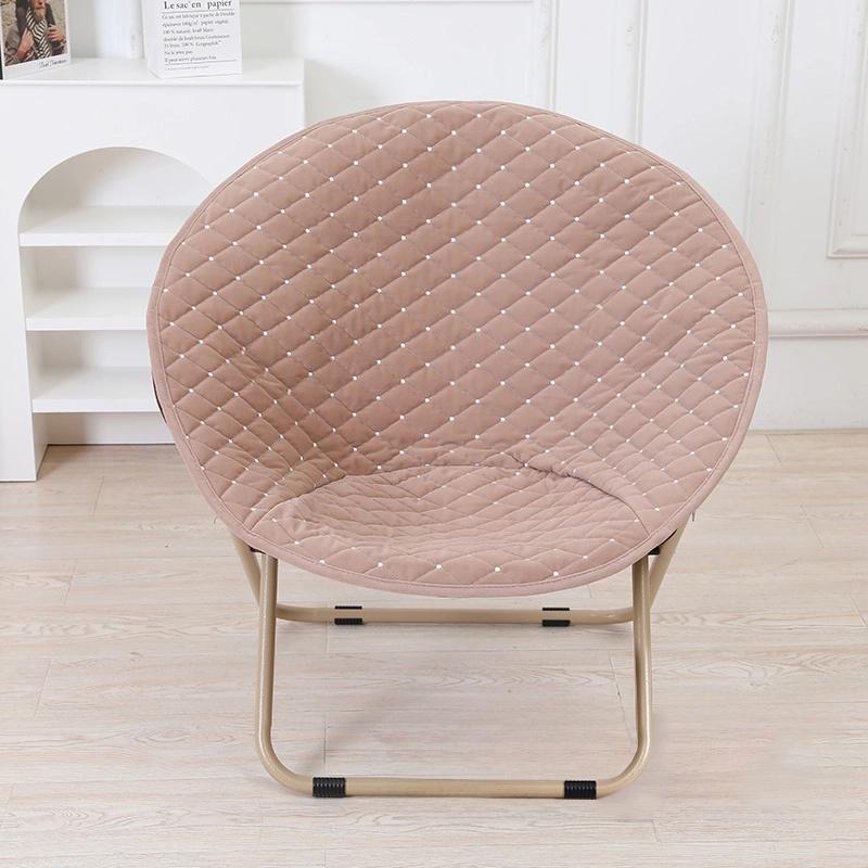 Round Saucer Chair Cover Universal Moon Sauce Chair Protector Cover Lazy Slipcovers Camping Chair Replacement Seat Cushion