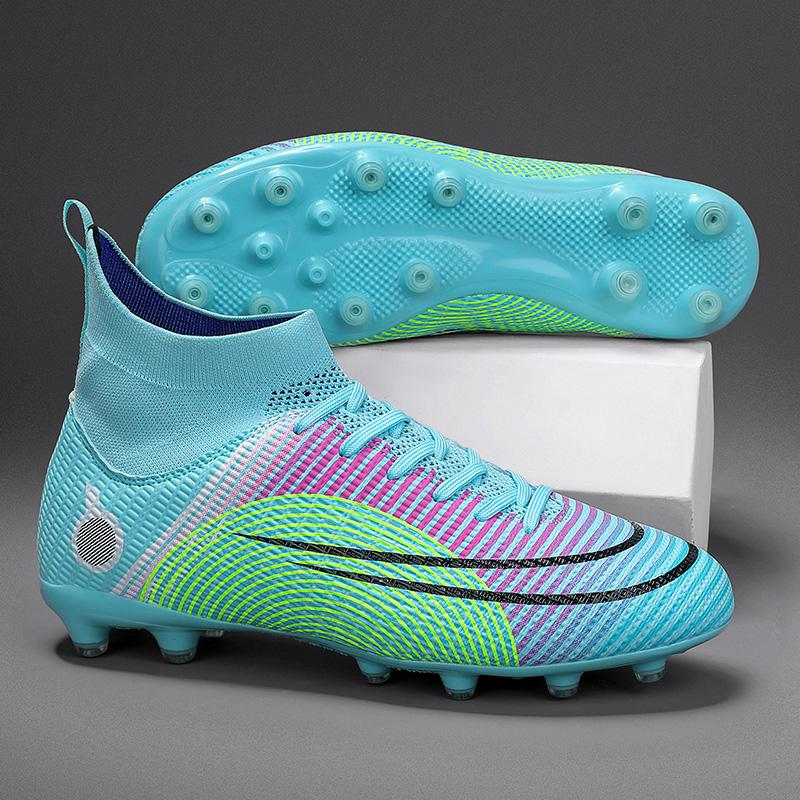 

2024 Мужские футбольные бутсы большого размера Сверхлегкие футбольные бутсы для мальчиков Кроссовки Нескользящие футбольные бутсы AG/TF Ботильоны унисекс 45