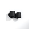 Orbis 2 black wall lamp