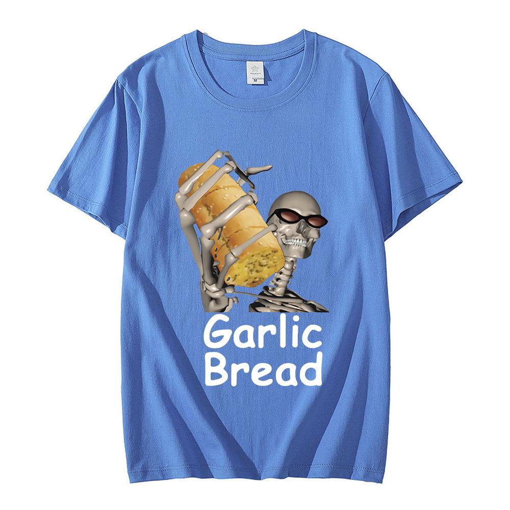 Vitlöksbröd Herr T-shirt Grafisk Vintage Bomulls T-shirt Herr- Och Dam Kortärmad Trend