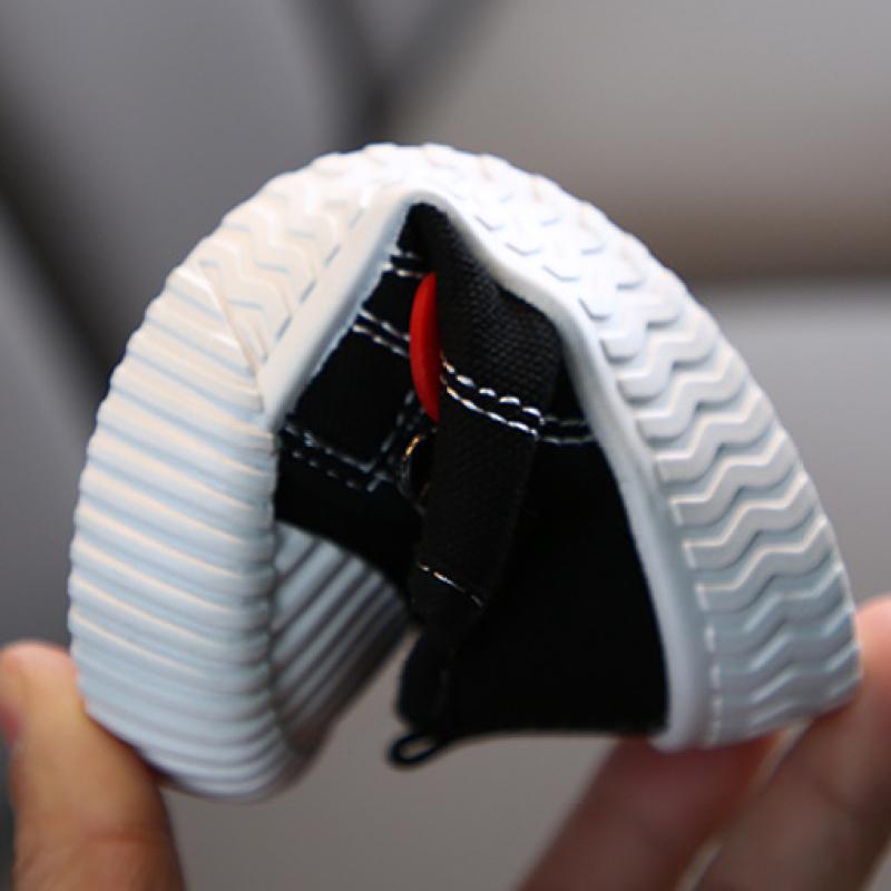 Tennis En Toile Avec Bout Renforcé Blanc Fille | La Halle