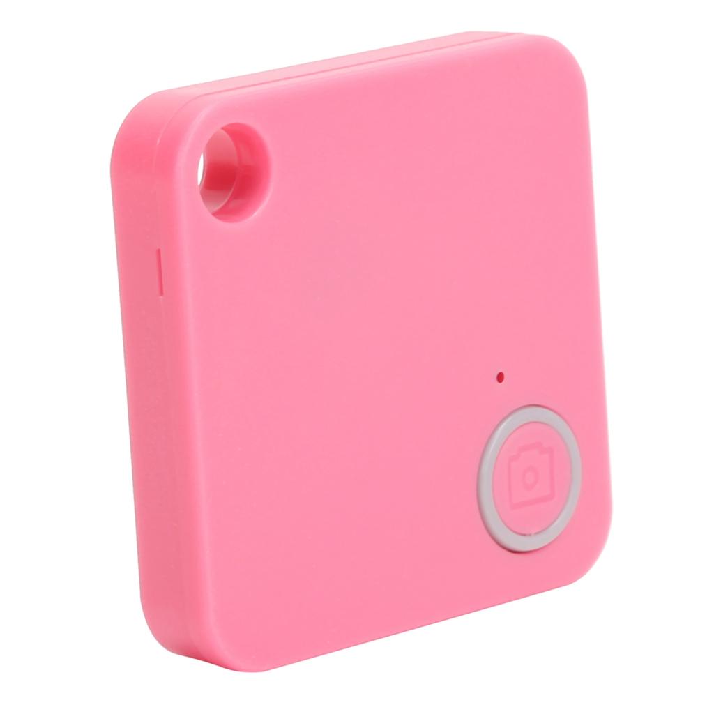 Bluetooth Tracking Device AntiLost Key Finder Item Locator AntiTheft Alarm for Children Pets Wallet(Pink )