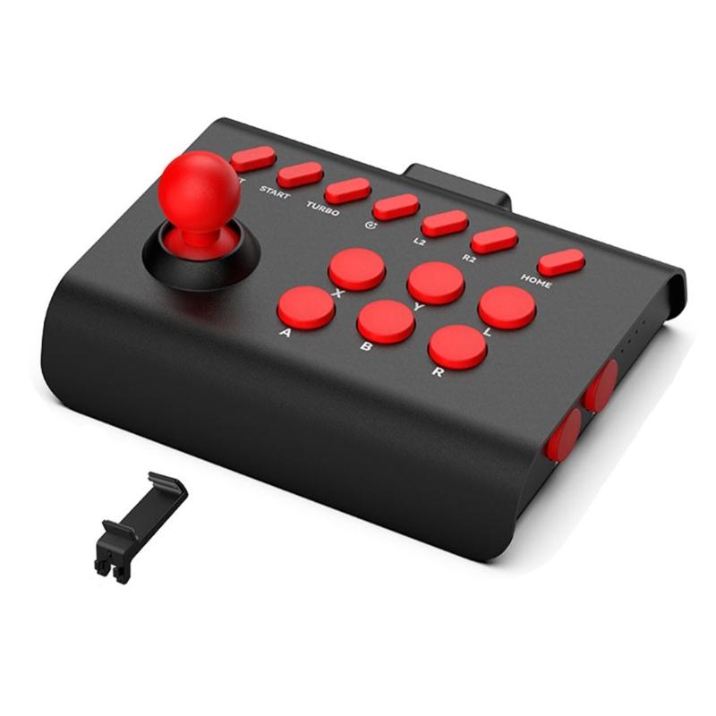 Game Joystick Wired-Bluetooth-compatible/2.4G Connection Arcade Game Console Rocker for